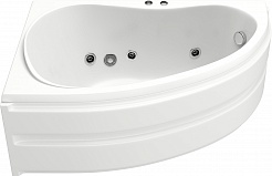 Bas Акриловая ванна Алегра 150x90 L с гидромассажем – фотография-2
